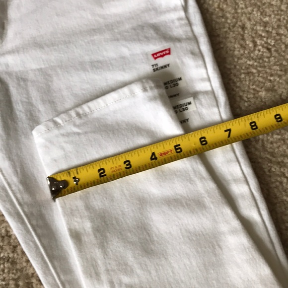 🔴Levi’s🔴 W30L30 711 Skinny mid rise slim through Hip and Thigh - Picture 15 of 17